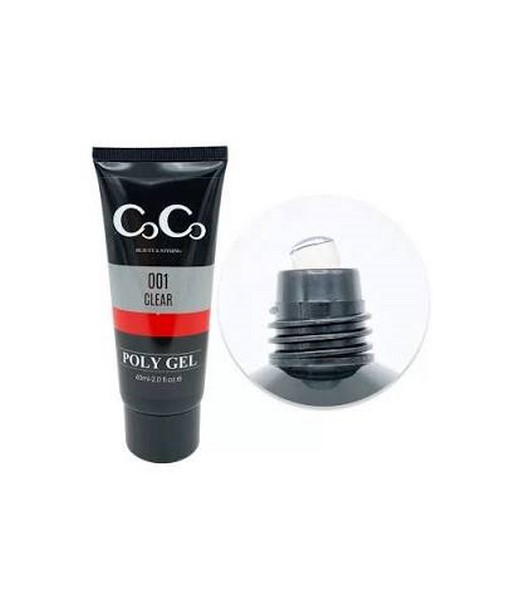 COCO پلی ژل 60 میل کلیر شماره 1