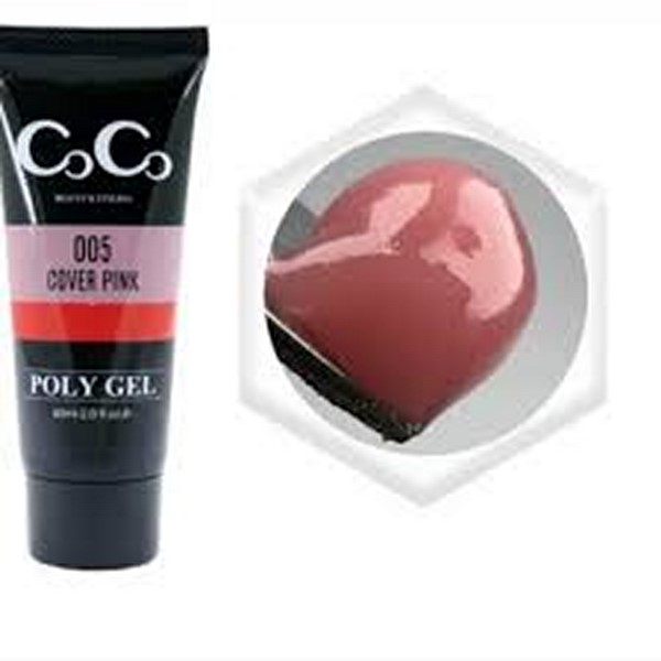 COCO پلی ژل 60 میل کاور پینک شماره 5